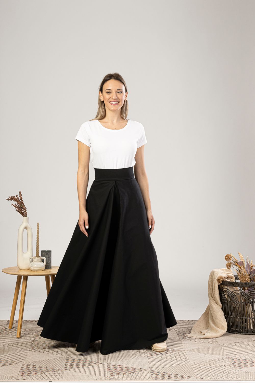 Fit and Flare Summer Skirt from NikkaPlace | Effortless fashion for easy living XS / Dusty Rose Fit and Flare Summer Skirt from NikkaPlace | Effortless fashion for easy living XS / Dusty Rose