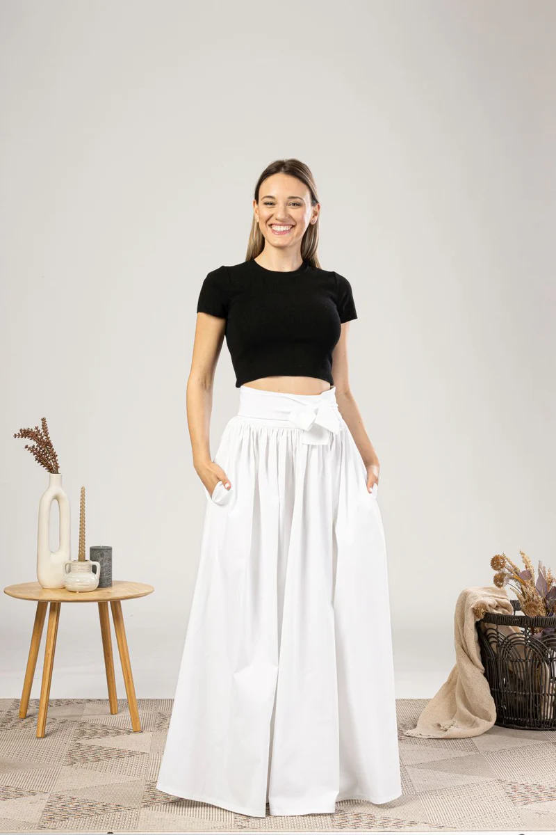 White skirt for everyday wear