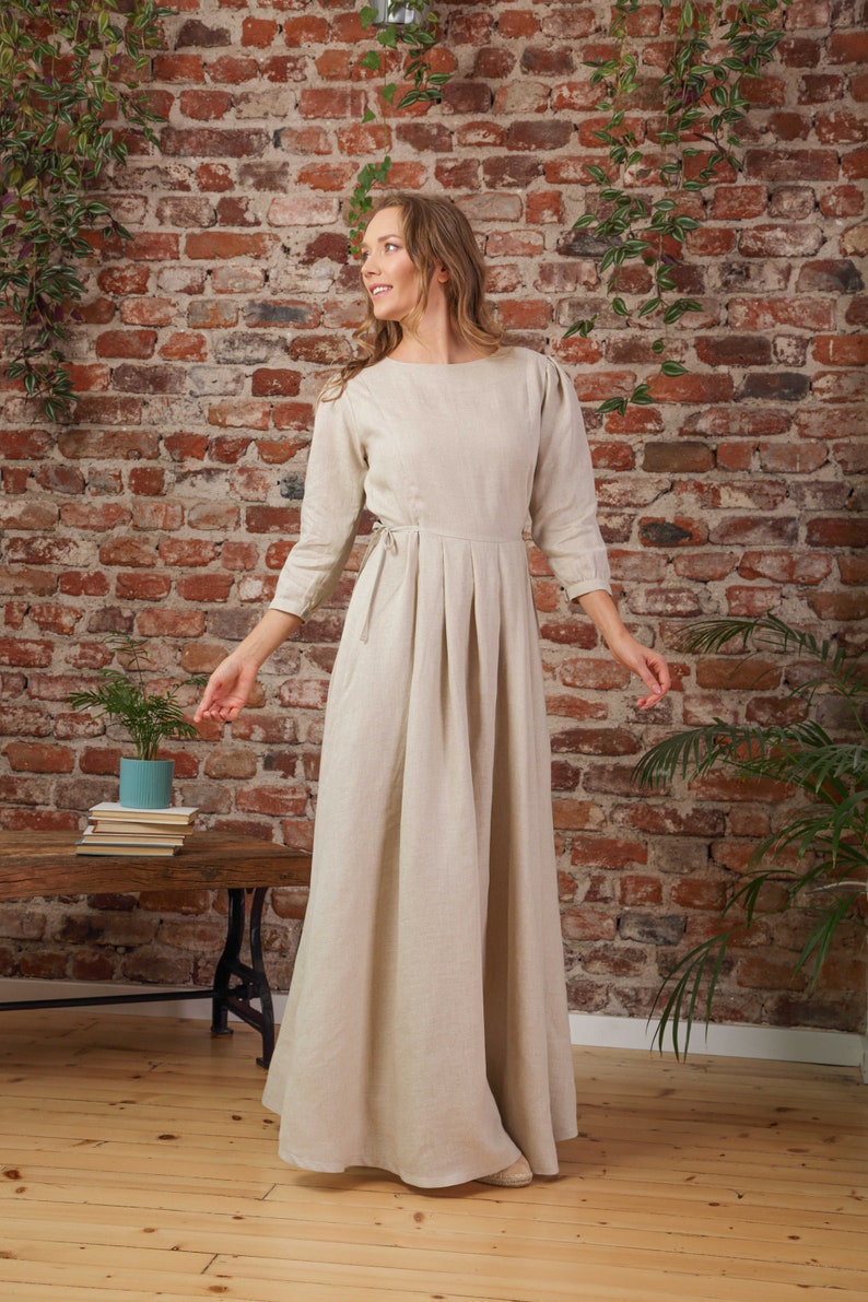 Side view of maxi dress with pockets - from Nikka Place | Effortless fashion for easy living