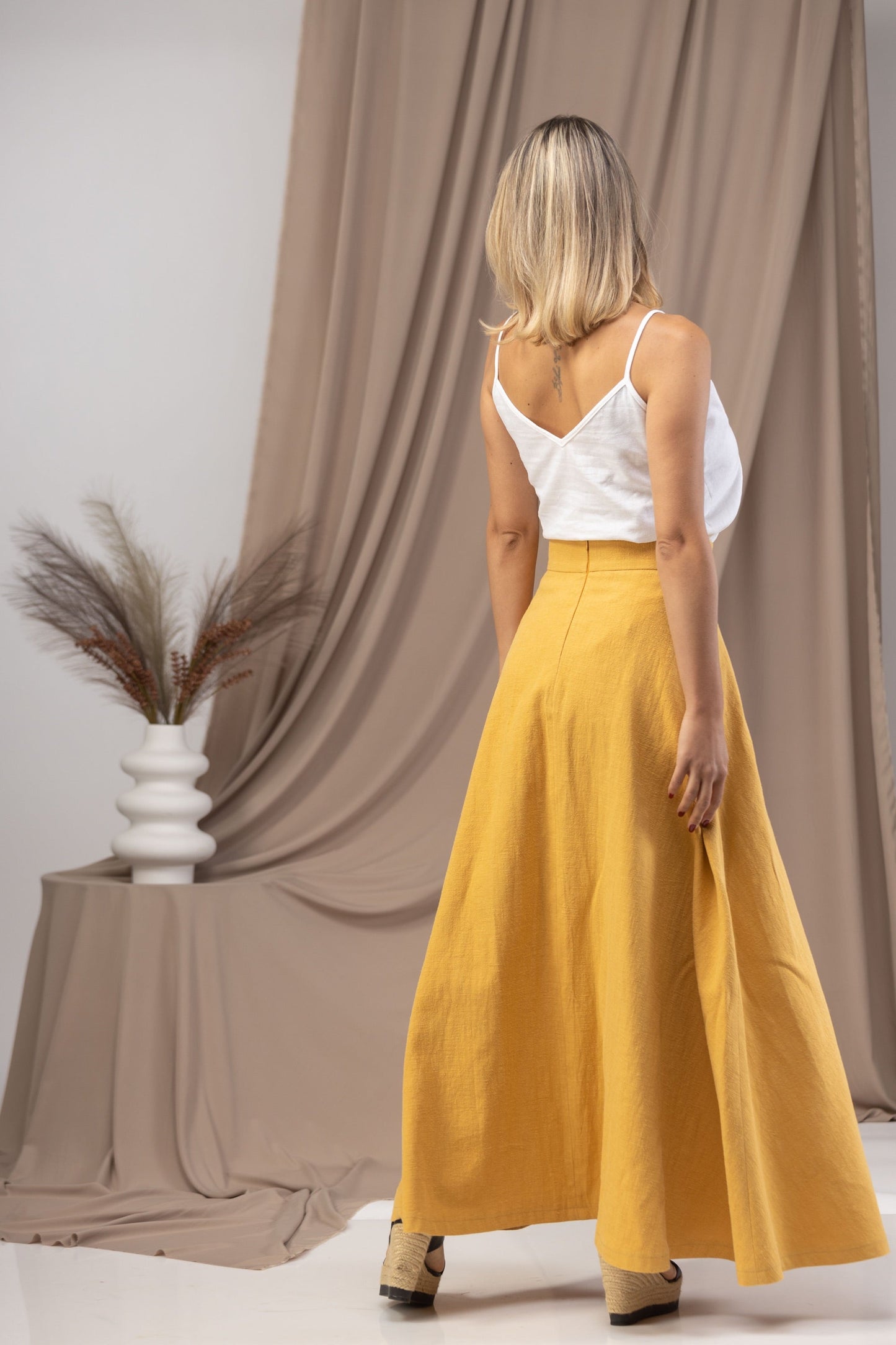 Make a Statement in Our Minimalist Skirt - from Nikka Place | Effortless fashion for easy living