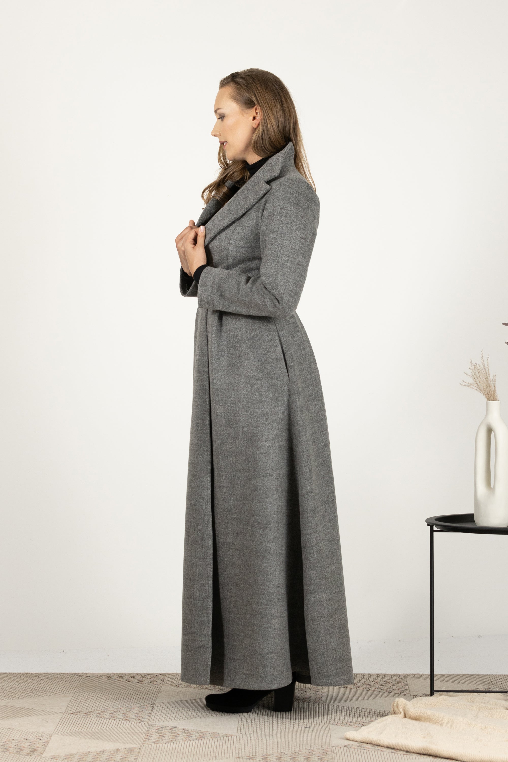 Wool Princess Maxi Coat