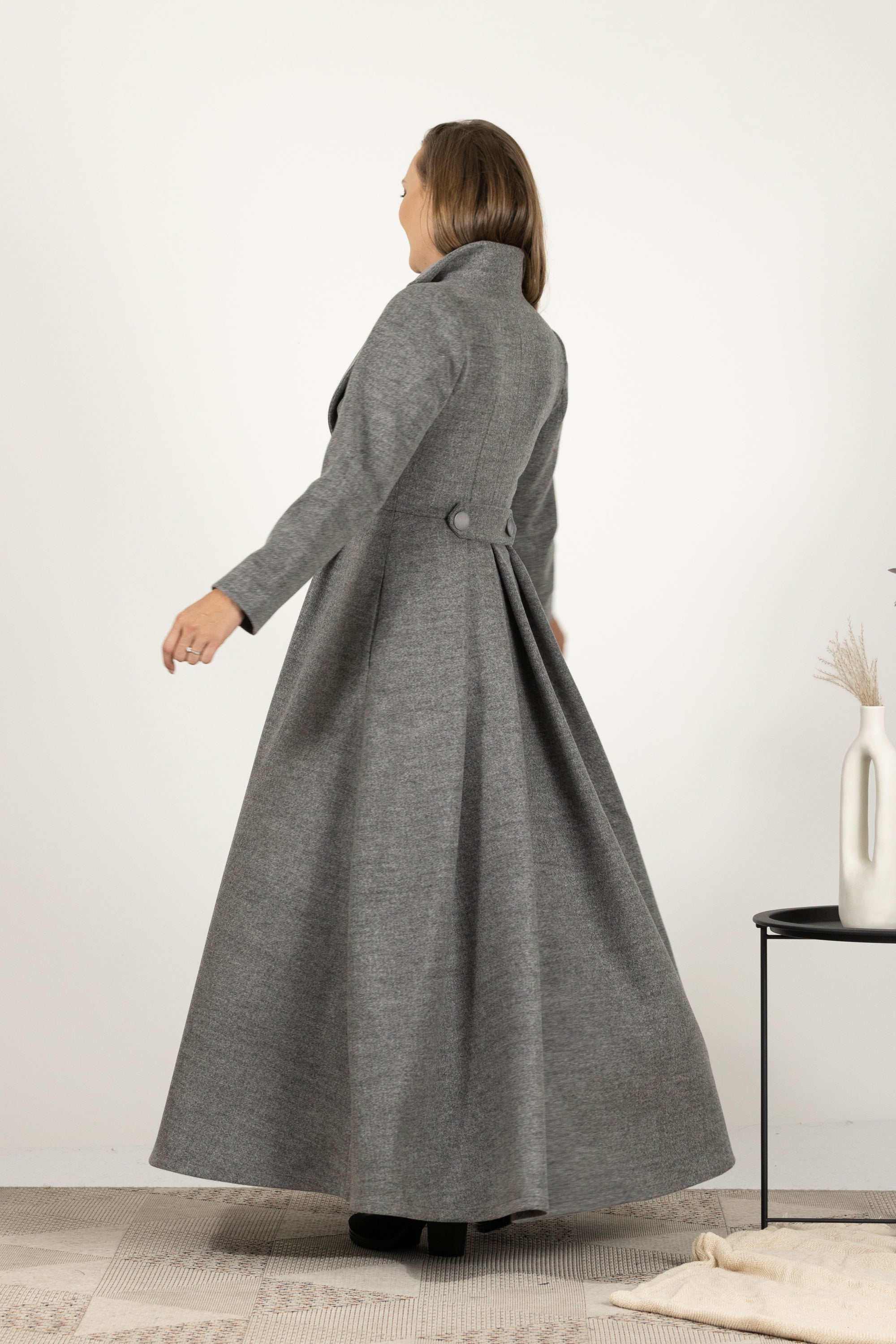 Wool Princess Maxi Coat