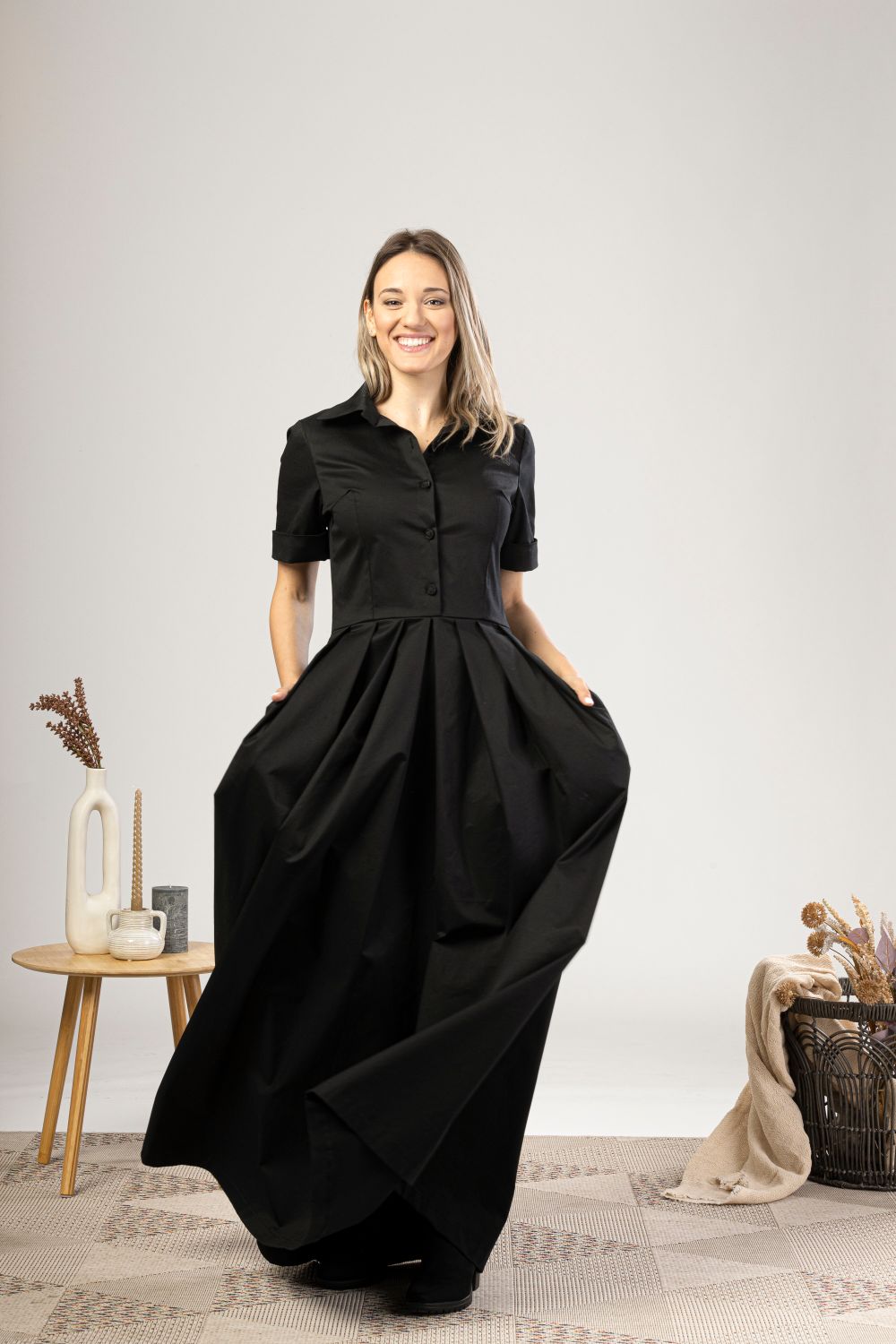 Maxi Formal Summer Dress ideal for warm days  - from NikkaPlace | Effortless fashion for easy living