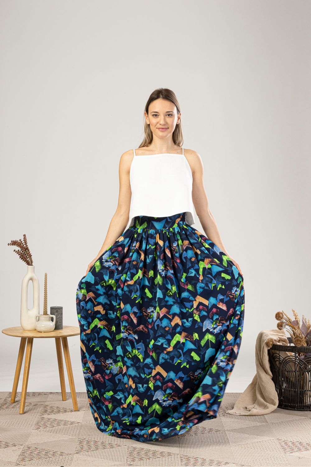 Extravagant Colorful Chiffon Skirt - from NikkaPlace | Effortless fashion for easy living