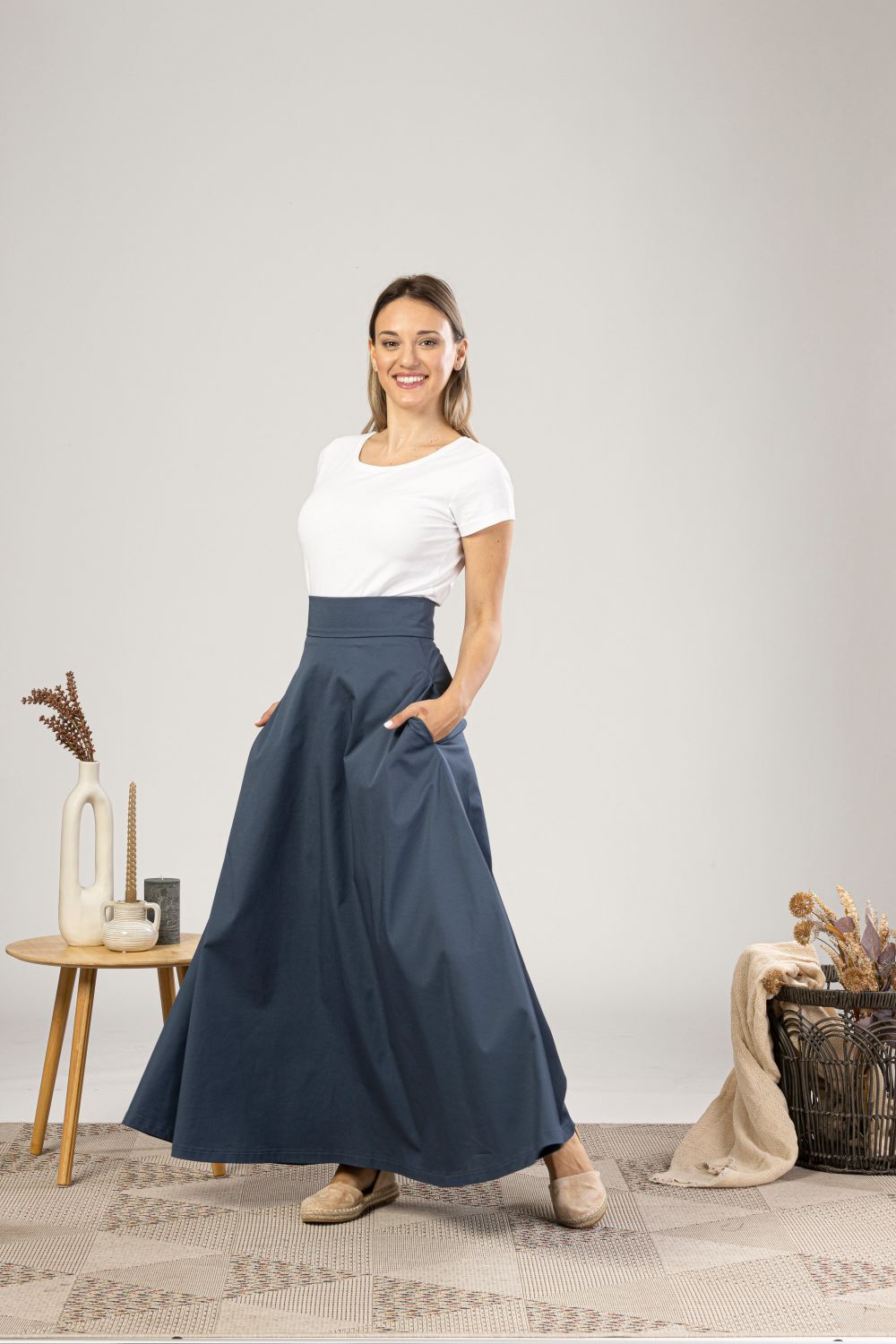 Light and Gentle Bell-Shaped Summer Skirt - from NikkaPlace | Effortless fashion for easy living
