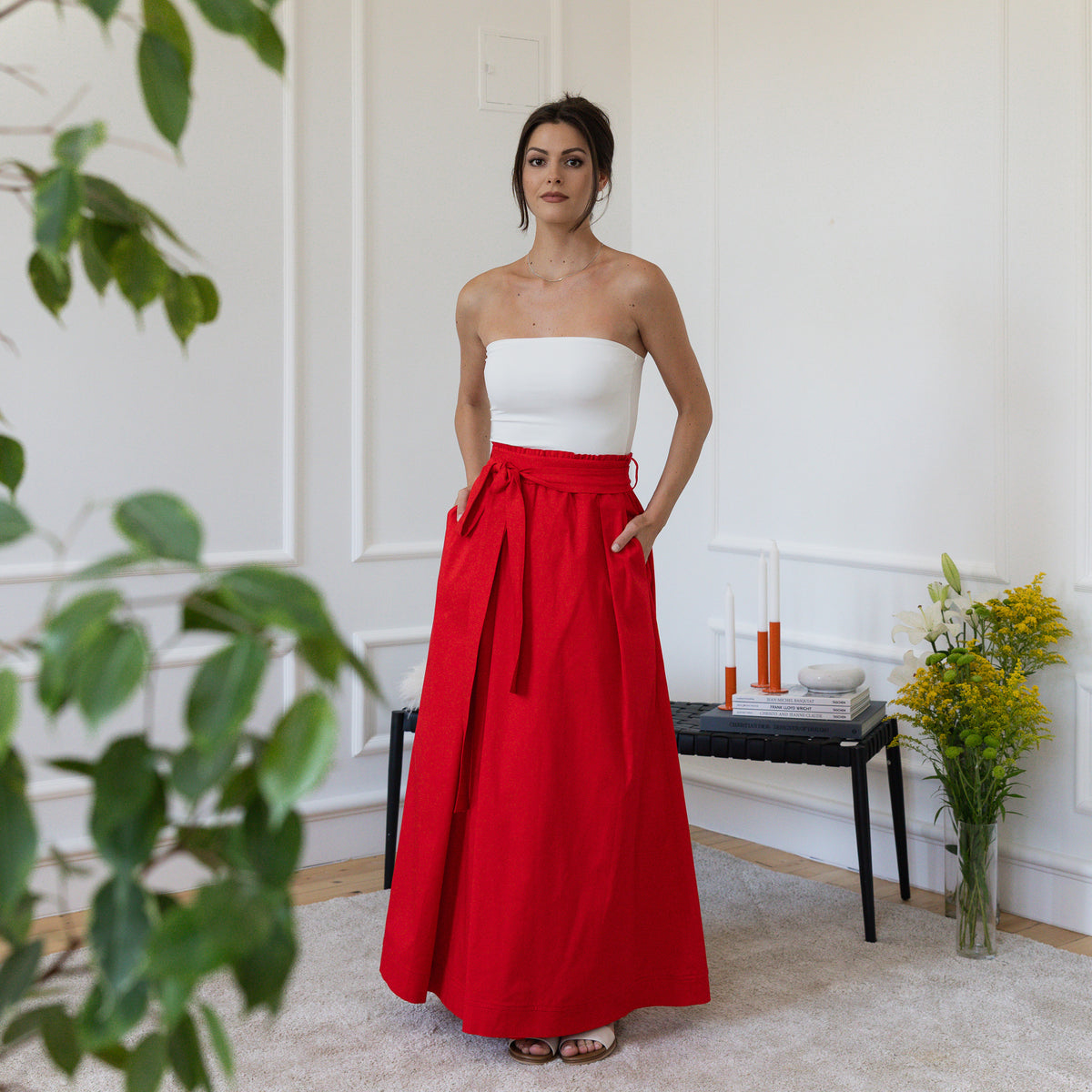 red dress skirt Red Lace Aurora pencil dress with removable skirt wrap heartmycloset