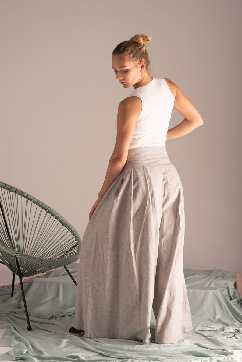 Effortless Fashion with Wide Leg Linen Pants - from Nikka Place | Effortless fashion for easy living