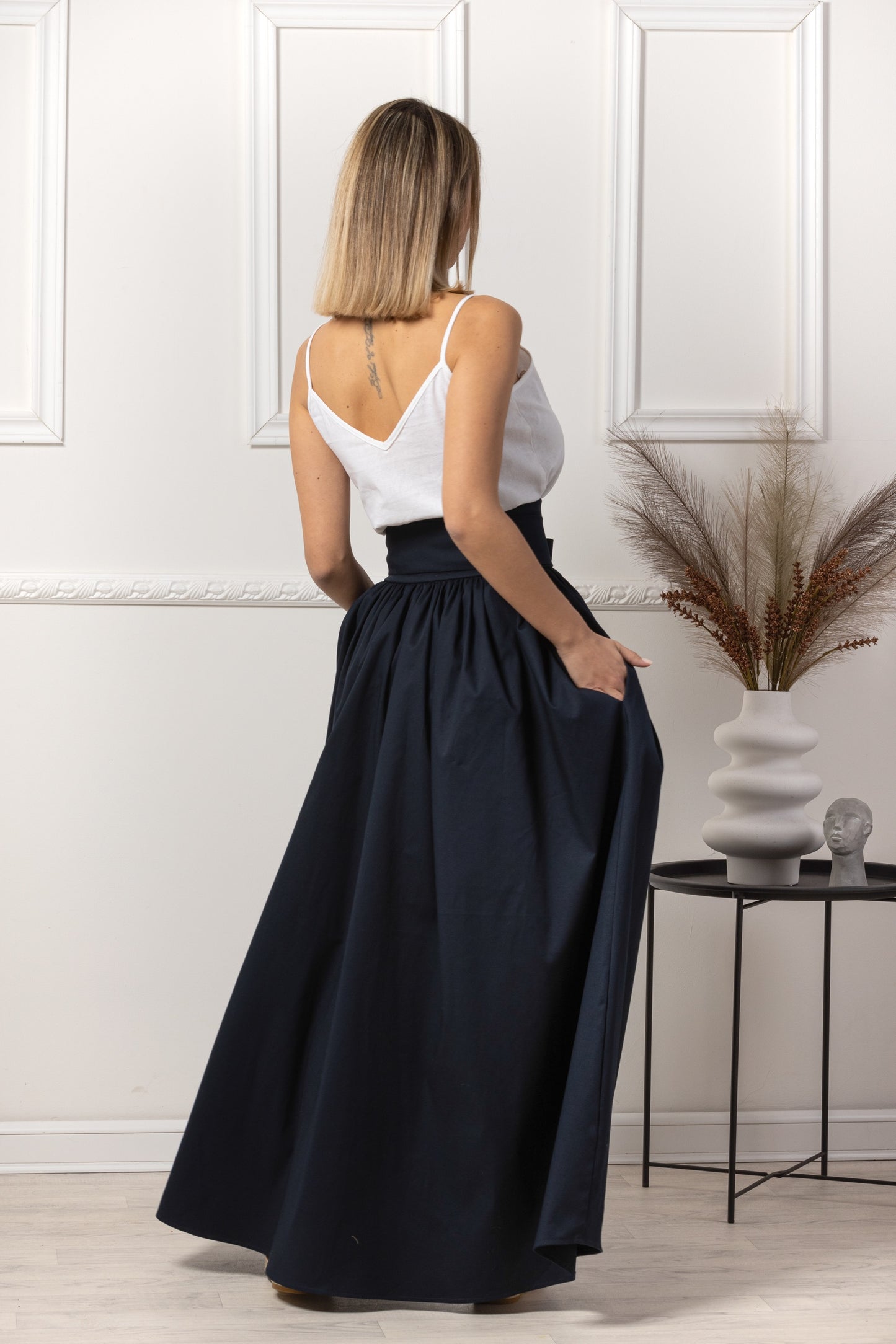 Full Length Skirt with Pockets - from Nikka Place | Effortless fashion for easy living