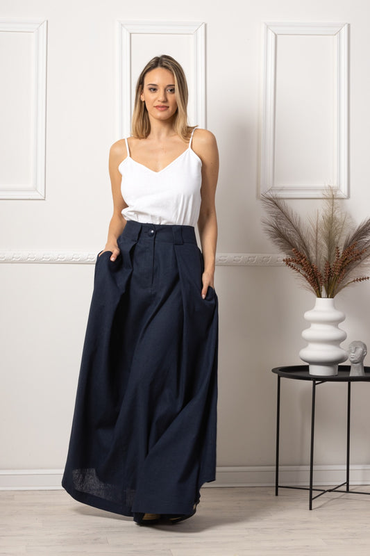 Elegant Minimalist Long Bohemian Skirt - from NikkaPlace | Effortless fashion for easy living