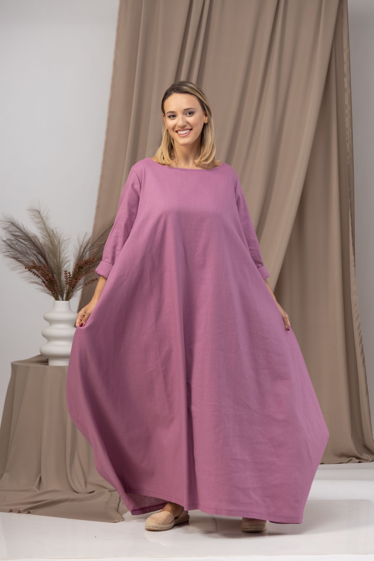 Draped balloon style design - from NikkaPlace | Effortless fashion for easy living