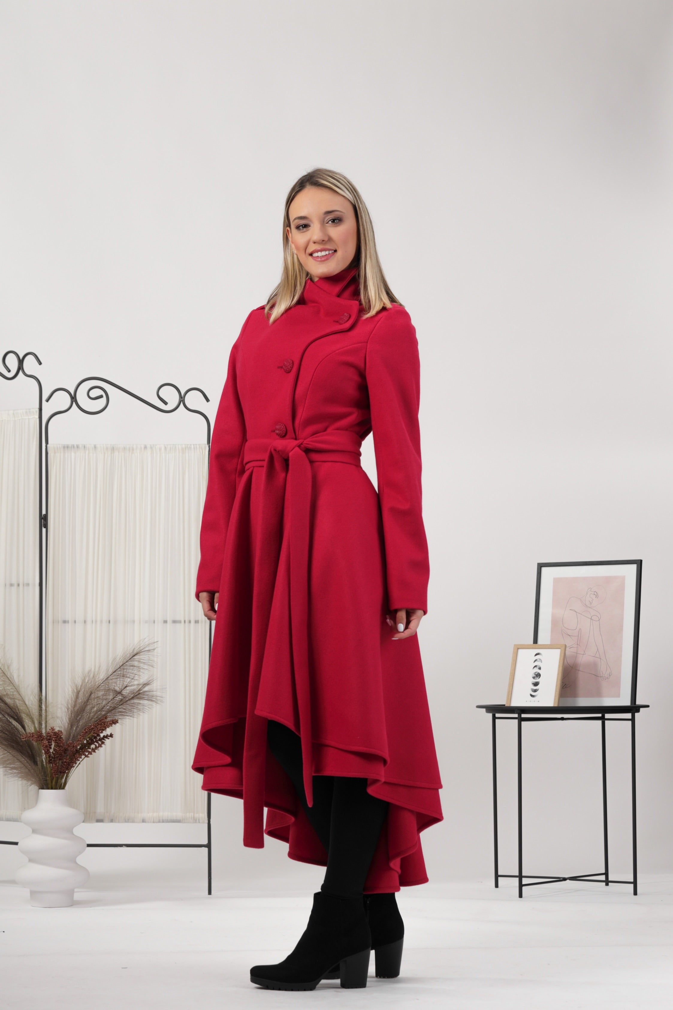 Warm and Comfortable A-Line Coat - from Nikka Place | Effortless fashion for easy living