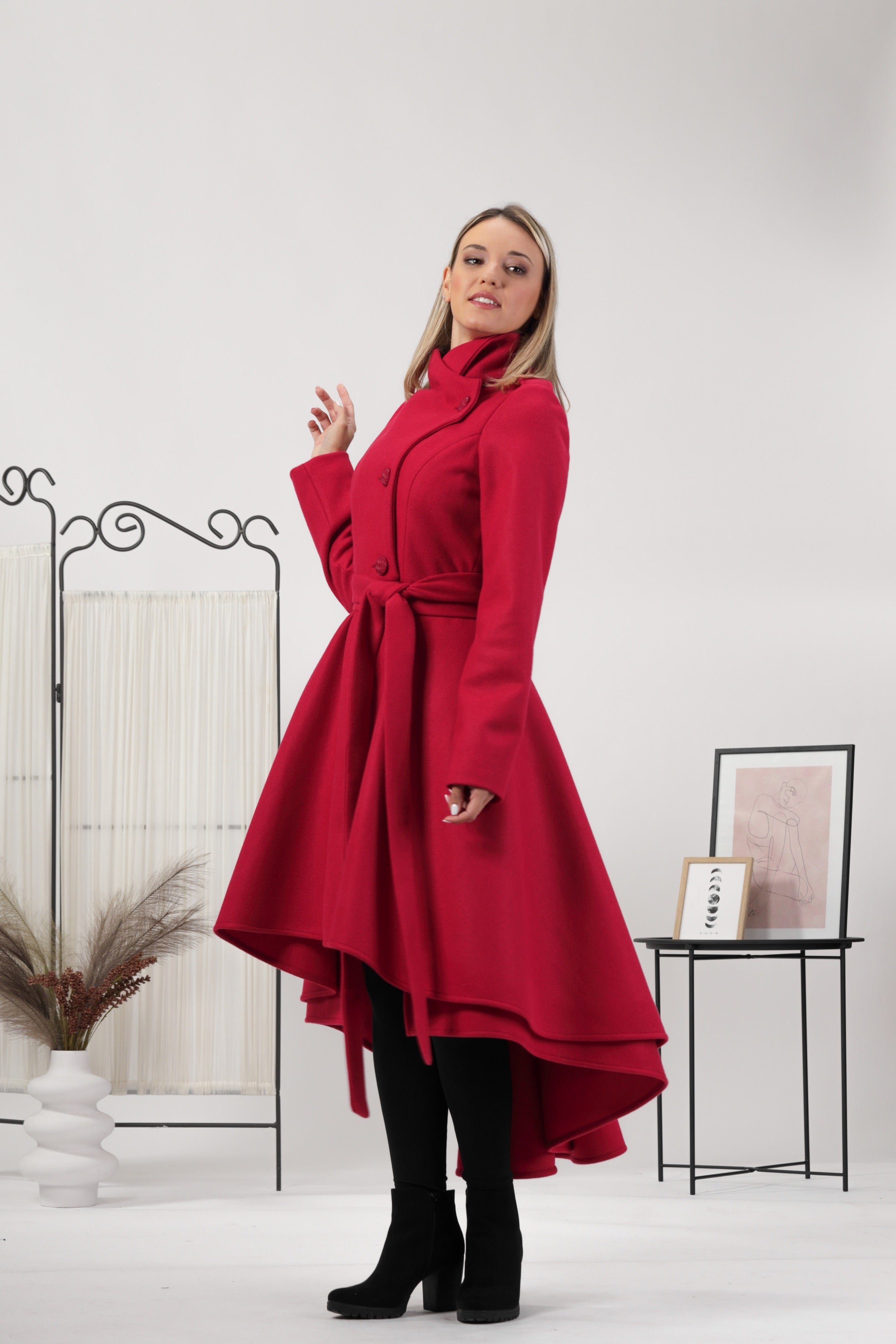 Lined A-Line Flare Coat - from Nikka Place | Effortless fashion for easy living