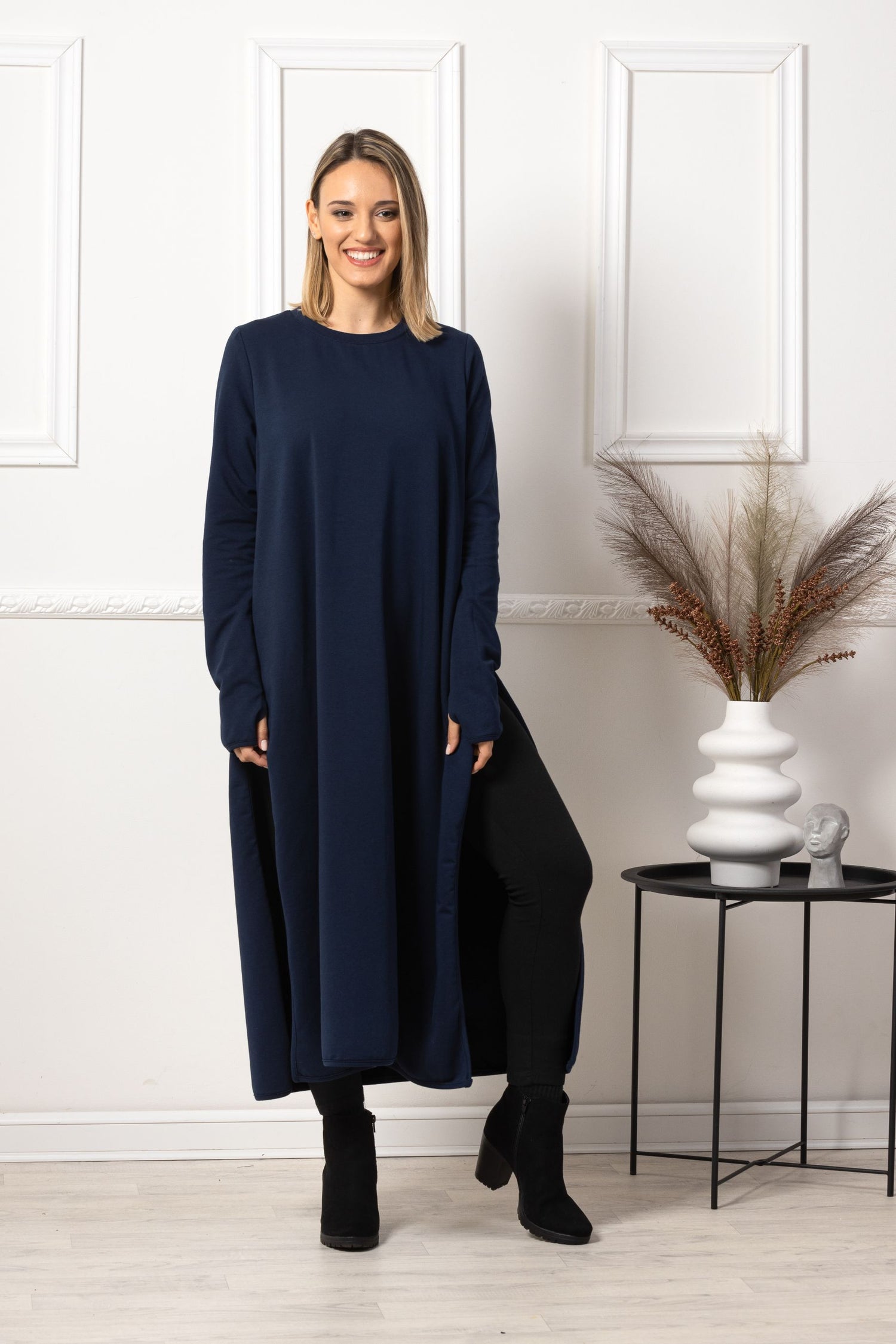Stylish Maxi Tunic Dress - from NikkaPlace | Effortless fashion for easy living