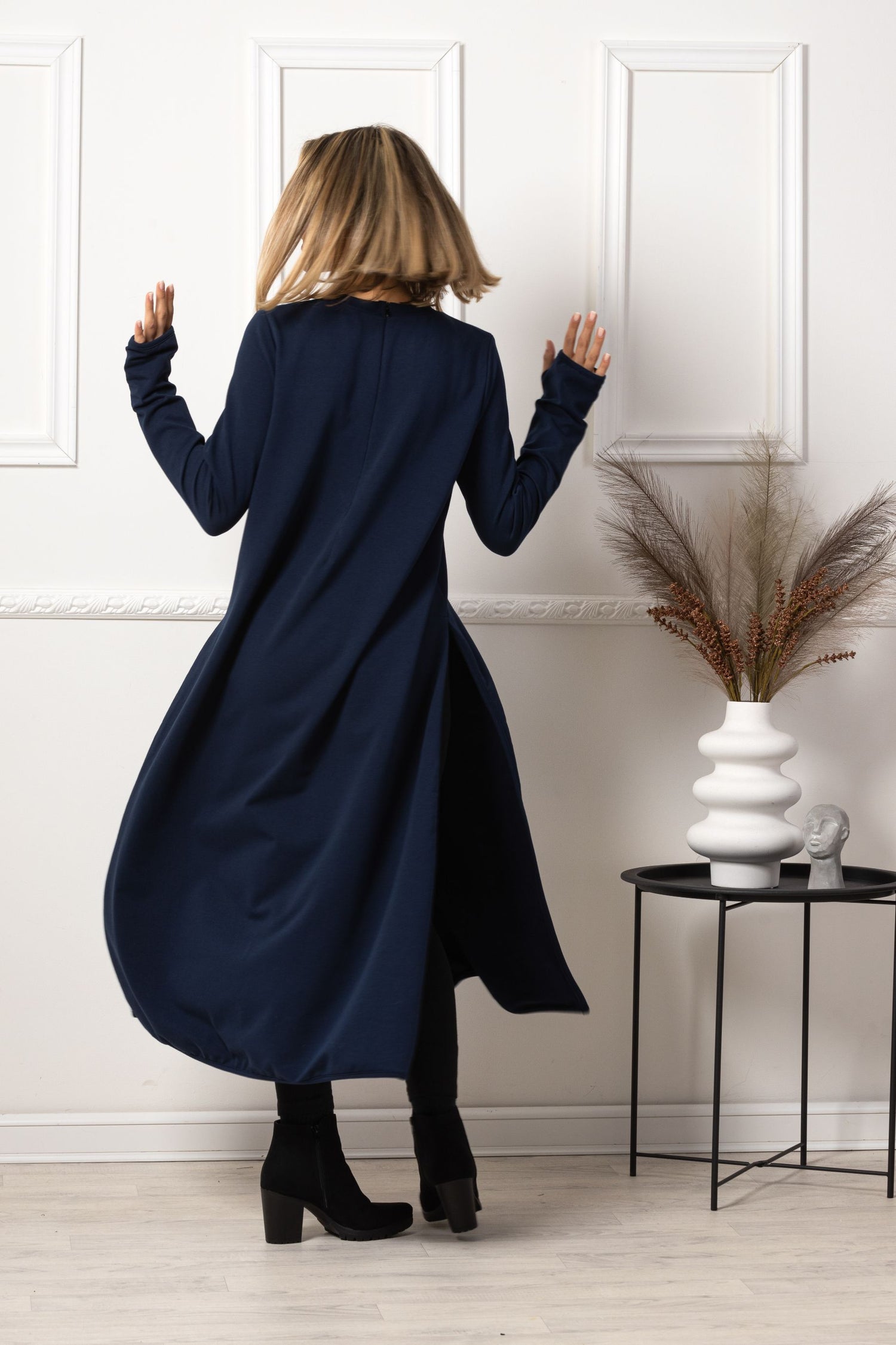 Elegant Maxi Slit Dress - from NikkaPlace | Effortless fashion for easy living