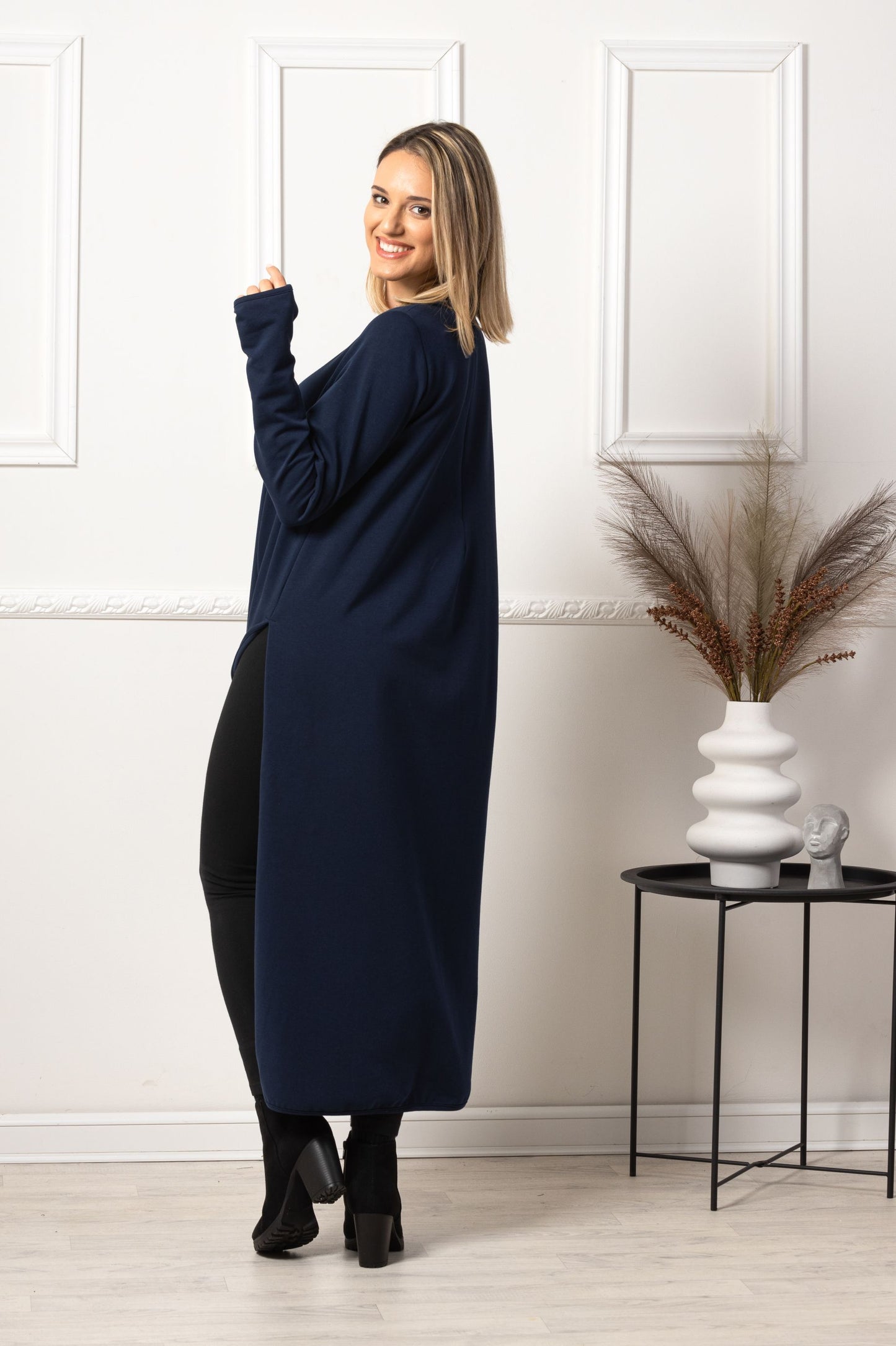 Relaxed fit Maxi Tunic Dress - from NikkaPlace | Effortless fashion for easy living