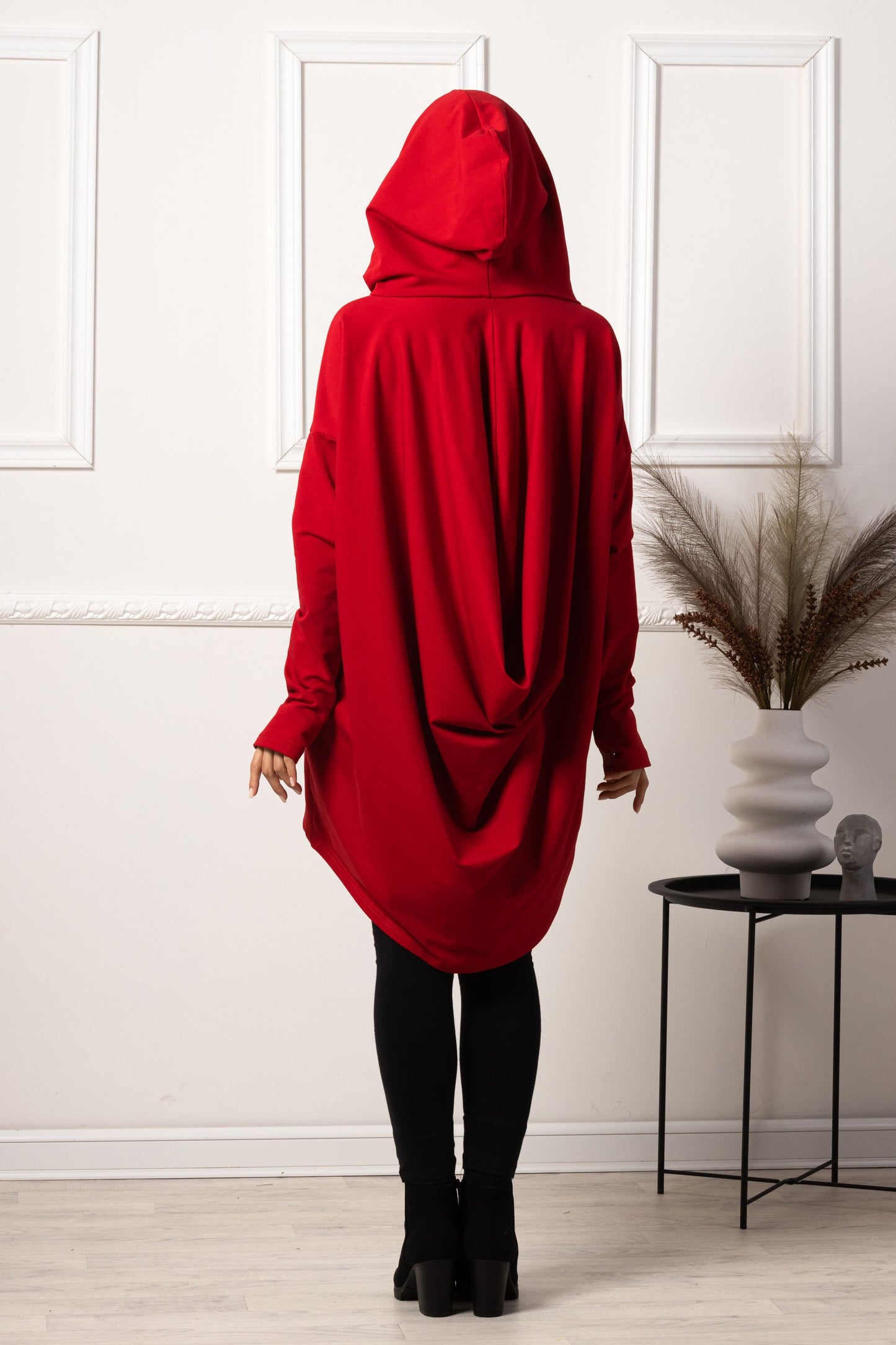 Double Hoods Thumb Hole Hoodie - Red / 2XL  Sweatshirts women, Hoodies,  Long sleeve tops