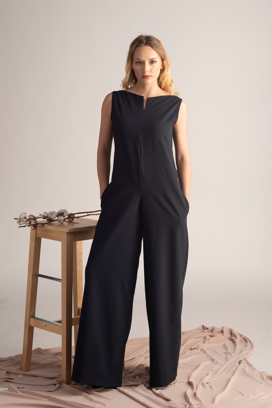 Practical Back Zip Jumpsuit - from Nikka Place | Effortless fashion for easy living