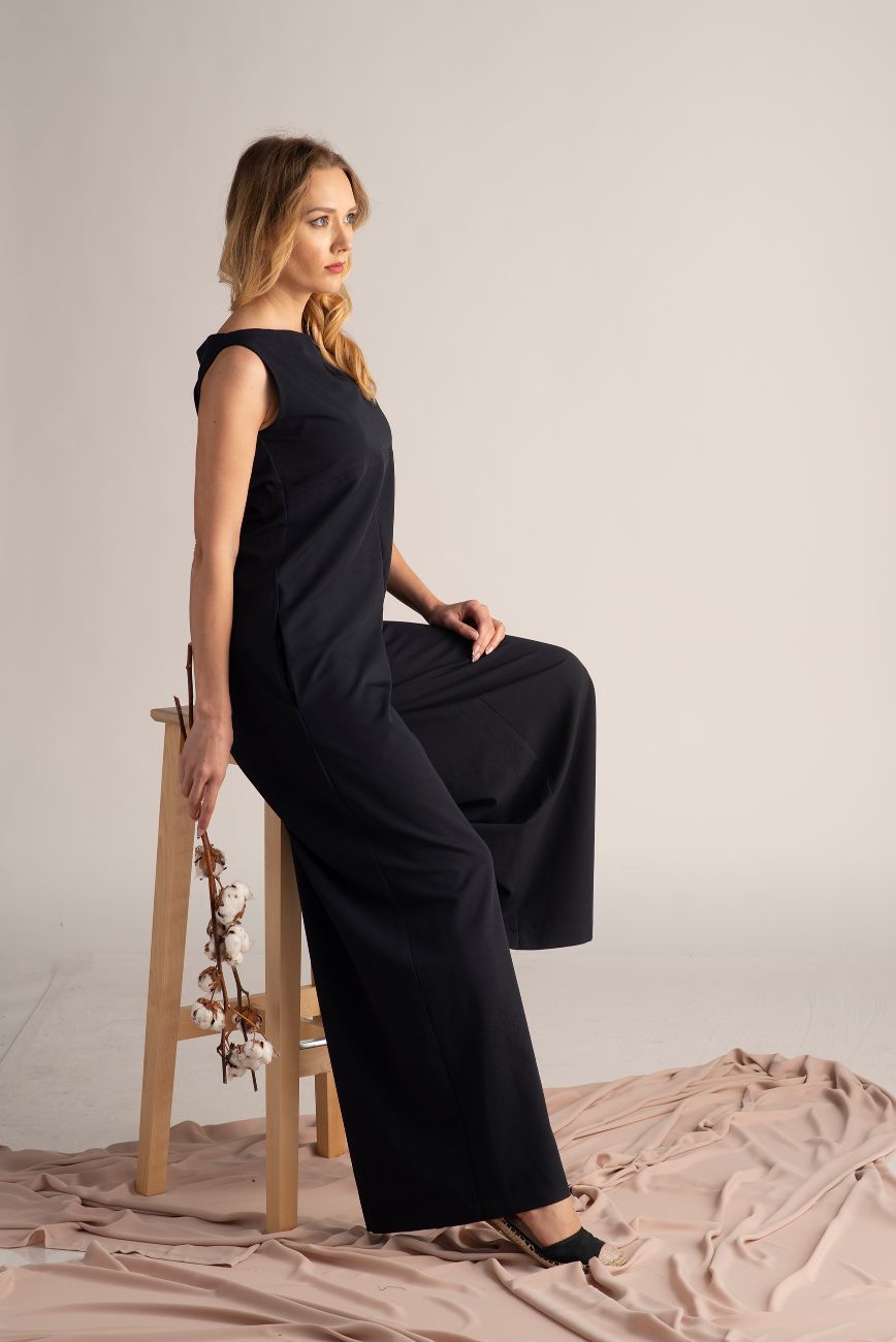 Sleeveless Wide Leg Jumpsuit - from Nikka Place | Effortless fashion for easy living