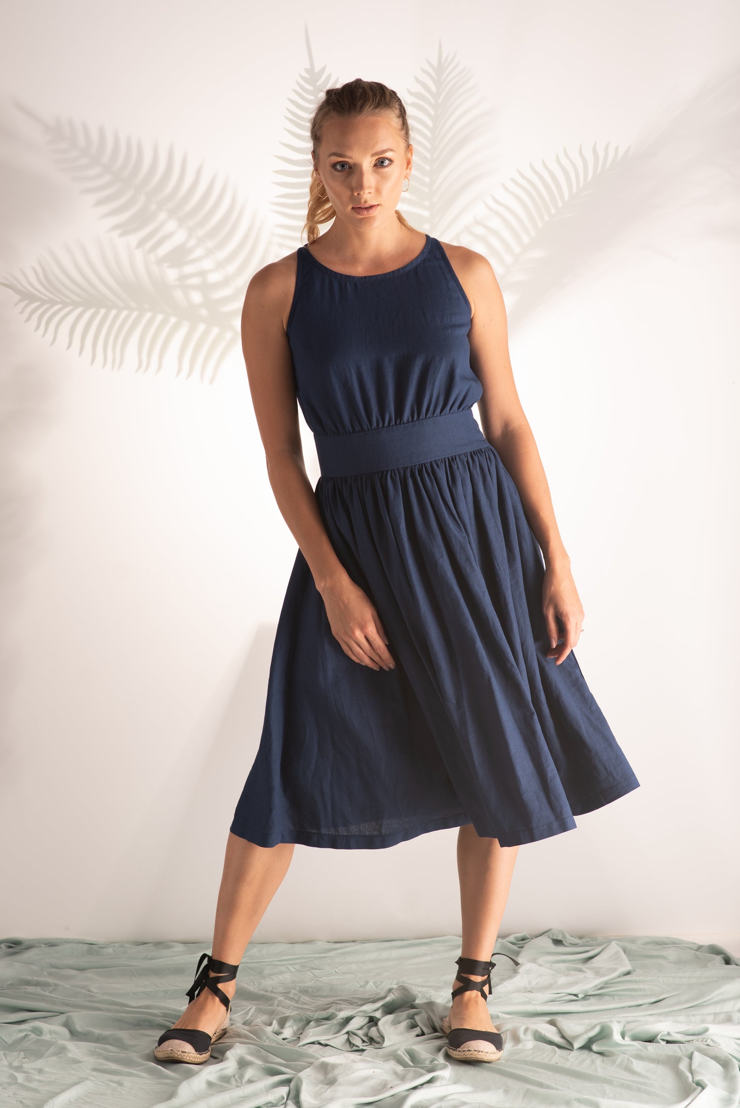 Sleek Linen Cocktail Dress - from Nikka Place | Effortless fashion for easy living