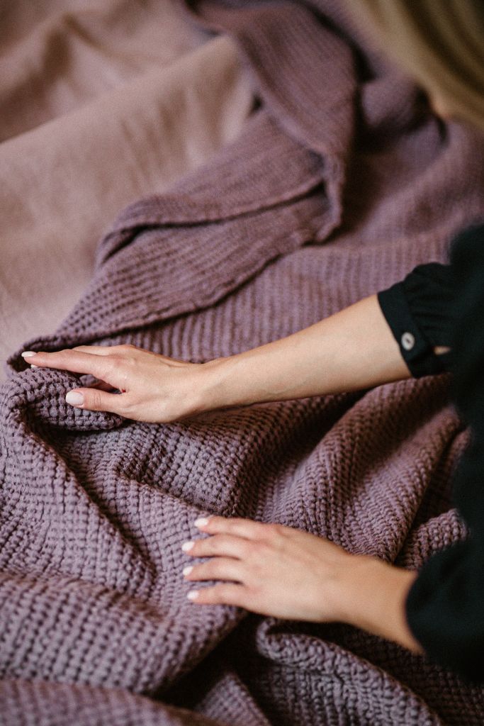 Linen Throw Blanket