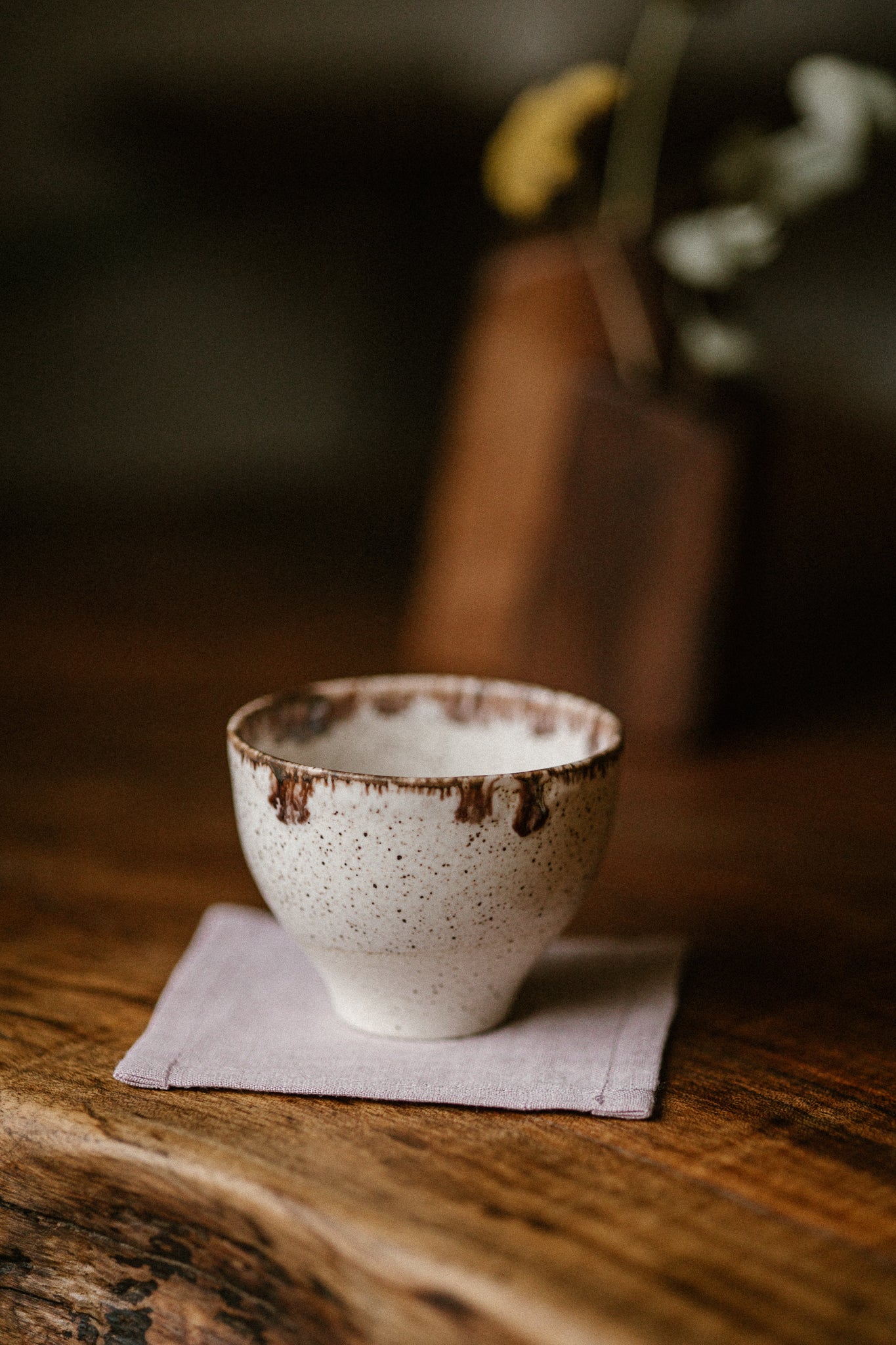 A Set of 2 Minimalist Double Linen Coasters