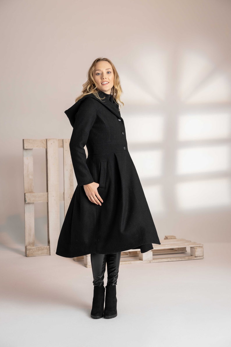 Warm and Cozy Hooded Wool Coat - from Nikka Place | Effortless fashion for easy living