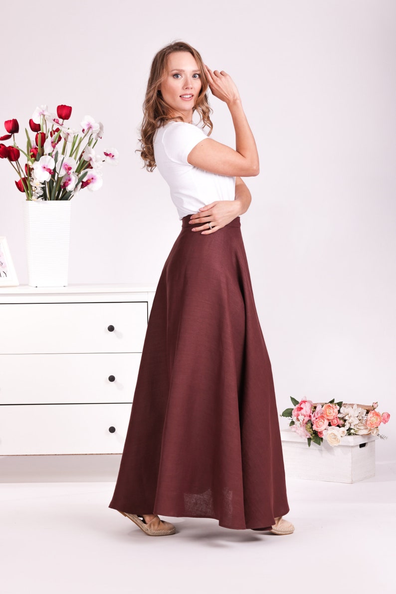 Versatile Tulip Wrap Maxi Skirt - from NikkaPlace | Effortless fashion for easy living