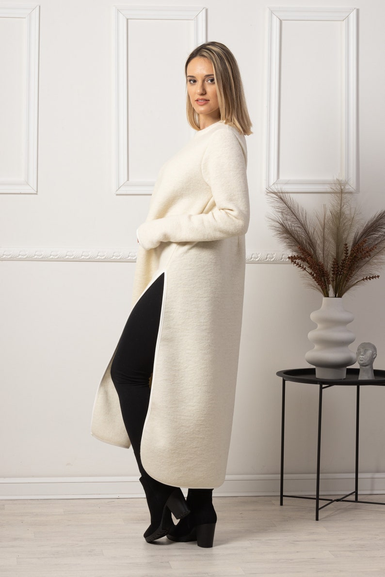 Cozy white wool dress - from Nikka Place | Effortless fashion for easy living