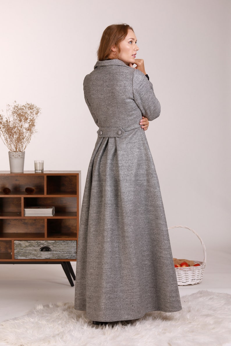 Stay chic in our wool princess maxi coat, available at NikkaPlace - Wool Princess Maxi Coat from NikkaPlace | Effortless fashion for easy living